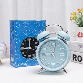 ĐỒNG HỒ BÁO THỨC hình dáng độc đáo để bàn, trang trí, ĐỒNG HỒ CHUÔNG ĐÔI pastel đẹp mắt dể bàn làm quà tặng