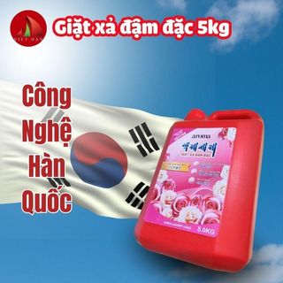Nước giặt xả quần áo Aroma đậm đặc hương hoa Nami Hàn Quốc 5KG siêu tiết kiệm - Giặt xả quần áo