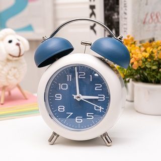 ĐỒNG HỒ BÁO THỨC hình dáng độc đáo để bàn, trang trí, ĐỒNG HỒ CHUÔNG ĐÔI pastel đẹp mắt dể bàn làm quà tặng