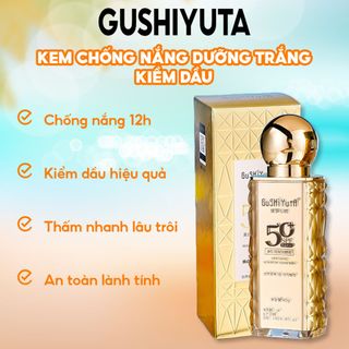 Kem Chống Nắng Dưỡng Trắng Kiềm Dầu GUSHIYUTA 40g