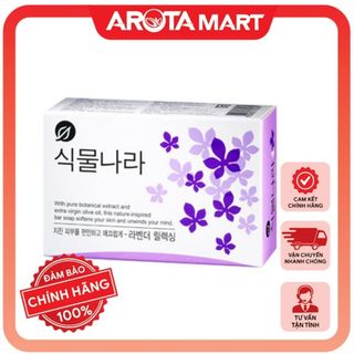 Xà bông Thực Vật Dưỡng Da Shingmulnara Tinh dầu Lavender 100g Hàn Quốc