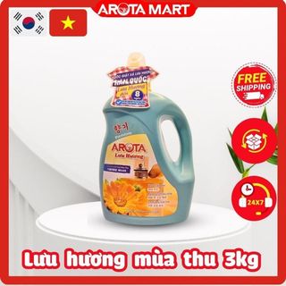 Nước giặt xả Arota lưu hương hoa mùa Thu Hàn Quốc 3KG