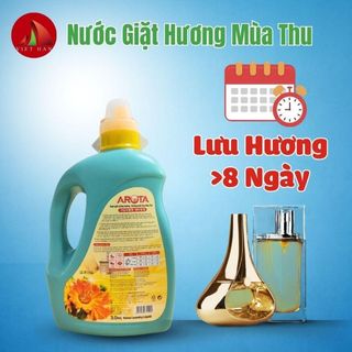 Nước giặt xả Arota lưu hương hoa mùa Thu Hàn Quốc 3KG