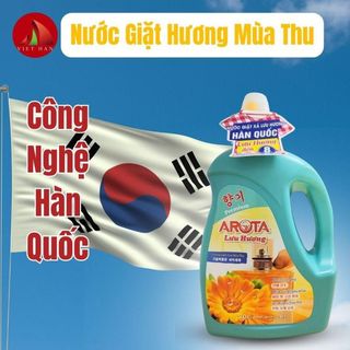 Nước giặt xả Arota lưu hương hoa mùa Thu Hàn Quốc 3KG