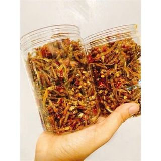 Cá Cơm Rim Xả Ớt (Thùng 50 Hủ x 500gr)