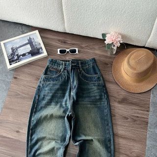 Quần baggy jean trơn mã 218