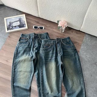 Quần baggy jean trơn mã 218