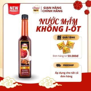Nước Mắm Nhĩ Chay Nấm Hương Không Iot (Thương hiệu Chay Ngon Hùng Phát ) Vị Đậm Đà, Dùng Chấm Trực Tiếp