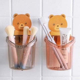 Cốc Gấu Dán Tường Đựng Bàn Chải Kem Đánh Răng