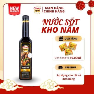 Nước Sốt Kho Nấm Đặc Biệt Hùng Phát - Chấm & Kho Đồ Chay (500ml)