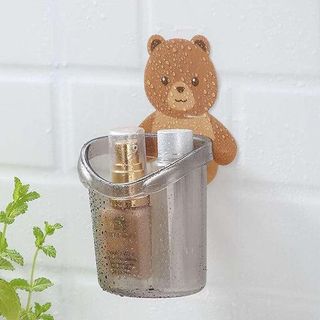 Cốc Gấu Dán Tường Đựng Bàn Chải Kem Đánh Răng