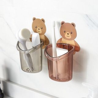 Cốc Gấu Dán Tường Đựng Bàn Chải Kem Đánh Răng