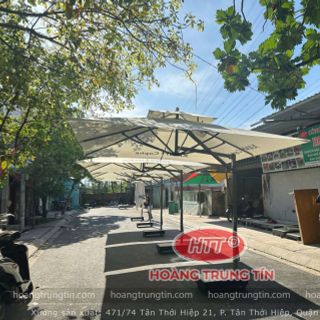 Dù che lệch tâm ngoài trời dù lệch tâm vuông 3m không bèo