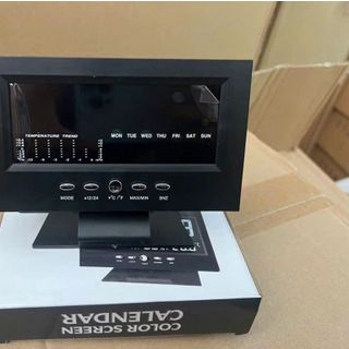 Đồng Hồ Để Bàn LED Màn Hình LCD Báo Thức, Cảm Biến Âm Thanh