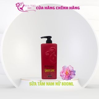 Sữa Tắm QUEEN LOVE 800ml đẹp Da hương nước hoa cao cấp