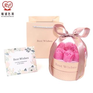 HỘP HOA QUẢ CẦU ĐỰNG QUÀ NGÀY QUỐC TẾ PHỤ NỮ