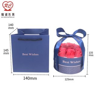 HỘP HOA QUẢ CẦU ĐỰNG QUÀ NGÀY QUỐC TẾ PHỤ NỮ