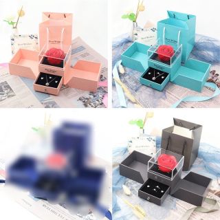 HỘP HOA MỞ CÓ NGĂN KÉO ĐỰNG QUÀ QUỐC TẾ PHỤ NỮ