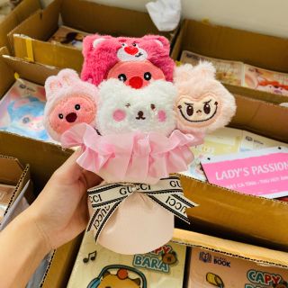 HOA GẤU SIZE MINI TẶNG KÈM TÚI THIỆP 011 - LADY'S PASSION