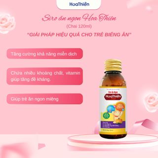 Siro Ăn Ngon Hoa Thiên Kids [Chai 120ml]