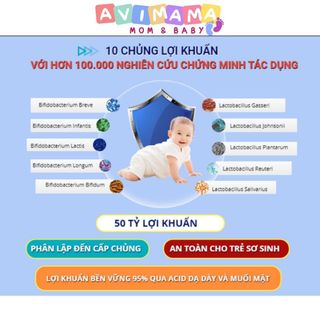 Men Vi Sinh 10 Chủng BioAmicus Complete Bổ Sung Lợi Khuẩn 10Ml Giúp Miễn Dịch Khỏe Tiêu Hóa Tốt GIảm Tiêu Chảy Rối Loạn Tiêu Hóa Nôn Trớ Táo Bón 10Ml AVIMAMA