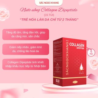 Nước Uống Collagen Dipeptide Sắc Ngọc Khang [Hộp 15 Túi]