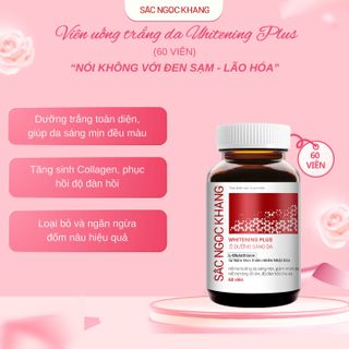 Viên Uống Dưỡng Trắng Vượt Trội Whitening Plus [Hộp 60 viên]