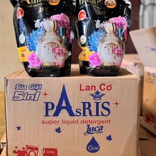 Nước Giặt Paris Túi Lan Cơ 2,2kg (Thùng 8 Túi)