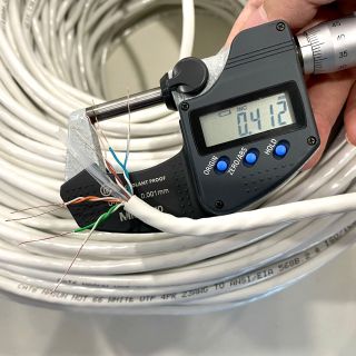 (Cuộn 305m) - Dây mạng GIÁ RẺ lõi 0.4mm. Dây mạng Cat6 Nasun HOT66, dây màu trắng