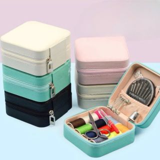 bộ kim chỉ có kèm cốp da