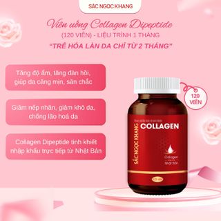 Viên Uống Collagen Dipeptide Sắc Ngọc Khang [Hộp 120 Viên]