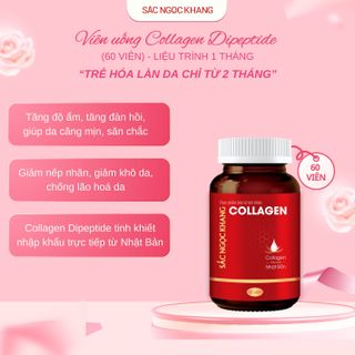 Viên Uống Collagen Dipeptide Sắc Ngọc Khang [Hộp 60 Viên]