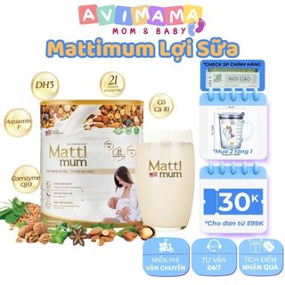 Sữa Hạt Matti Mum Lợi Sữa Cho Mẹ Sau Sinh Tăng Tiết Sữa Bổ Sung Dưỡng Chất Phục Hồi Sức Khỏe Về Dáng Nhanh 650G AVIMAMA