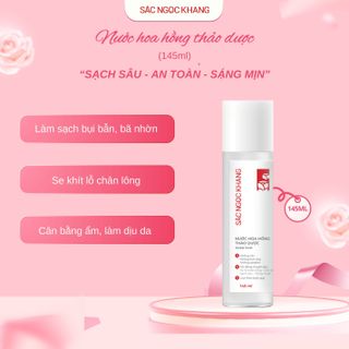 Nước Hoa Hồng Thảo Dược Sắc Ngọc Khang [Chai 145ml]