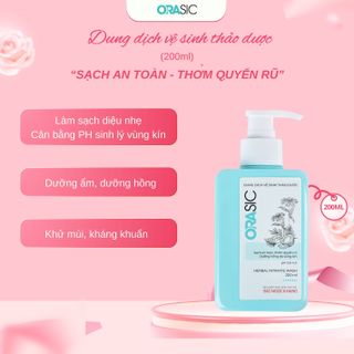 Dung Dịch Vệ Sinh Thảo Dược Orasic [Chai 200ml]