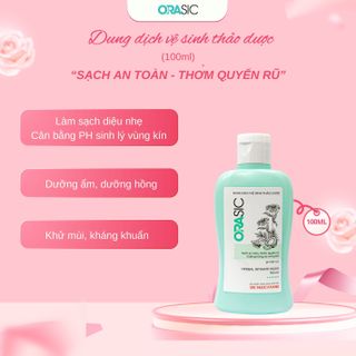 Dung Dịch Vệ Sinh Thảo Dược Orasic [Chai 100ml]