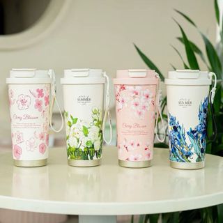 LY GIỮ NHIỆT HOA 3D INOX 500ML
