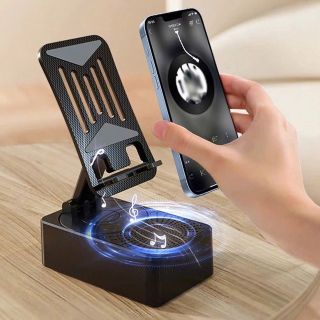 Giá đỡ điện thoại kèm loa có thể sạc lại xoay 360 độ thay thế sạc dự phòng