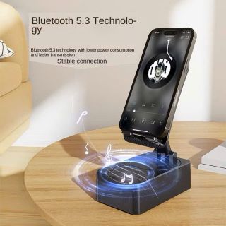 Giá đỡ điện thoại kèm loa có thể sạc lại xoay 360 độ thay thế sạc dự phòng