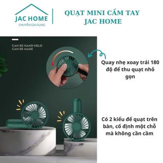 QUẠT MINI CẦM TAY CÓ THẺ XẾP GỌN GIÁ RẺ