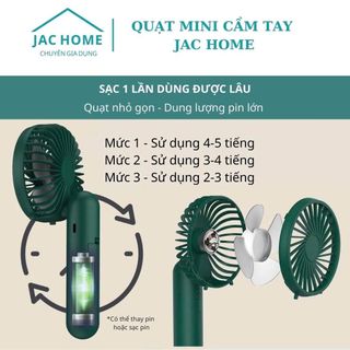 QUẠT MINI CẦM TAY CÓ THẺ XẾP GỌN GIÁ RẺ
