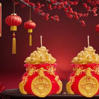 Nến Túi Tiền cúng Thần Tài, Khai Trương, Giao Thừa, Tết
