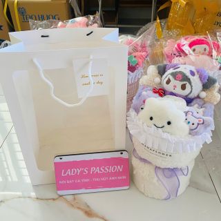 SET QUÀ TẶNG HOA GẤU BÔNG DỄ THƯƠNG TẶNG KÈM TÚI 006 - LADY'S PASSION