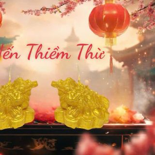 Nến cúng Thần Tài, Khai trương, Giao Thừa, Tết (Linh Vật)