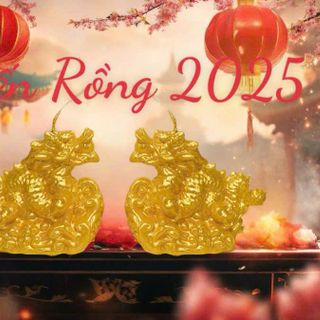 Nến cúng Thần Tài, Khai trương, Giao Thừa, Tết (Linh Vật)
