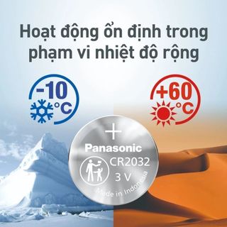 VỈ 5 PIN PANASONIC CR- 2032 LOẠI XỊN