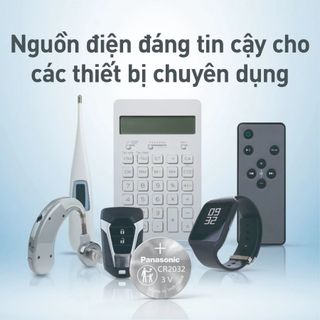 VỈ 5 PIN PANASONIC CR- 2032 LOẠI XỊN