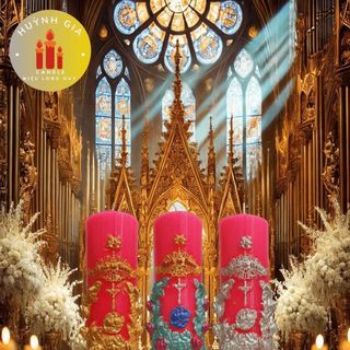 Nến cưới Công Giáo - Đèn cầy cưới Công Giáo