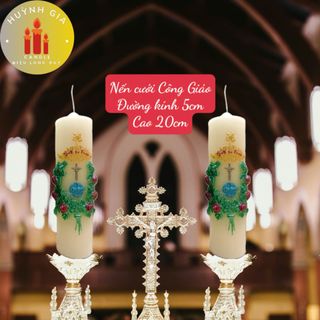 Nến cưới Công Giáo - Đèn cầy cưới Công Giáo