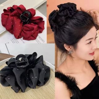 Kẹp Tóc Vải Phong Cách retro Đơn Giản Thanh Lịch Và Cá Tính